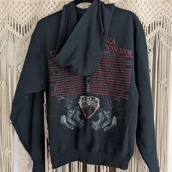 VTG 2008 Testament Tour Zip Hoodie Med - Picture 2 of 6